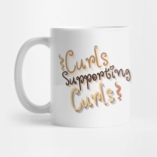 Curls Supporting Curls v15 Mug